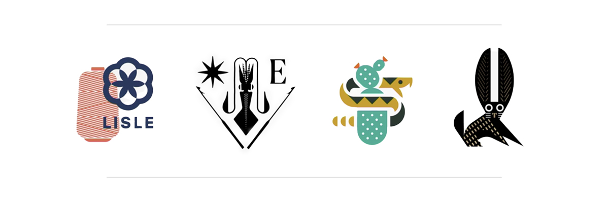 3 group of logos