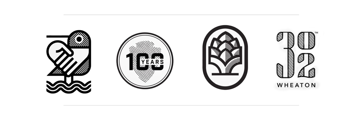 9 group of logos