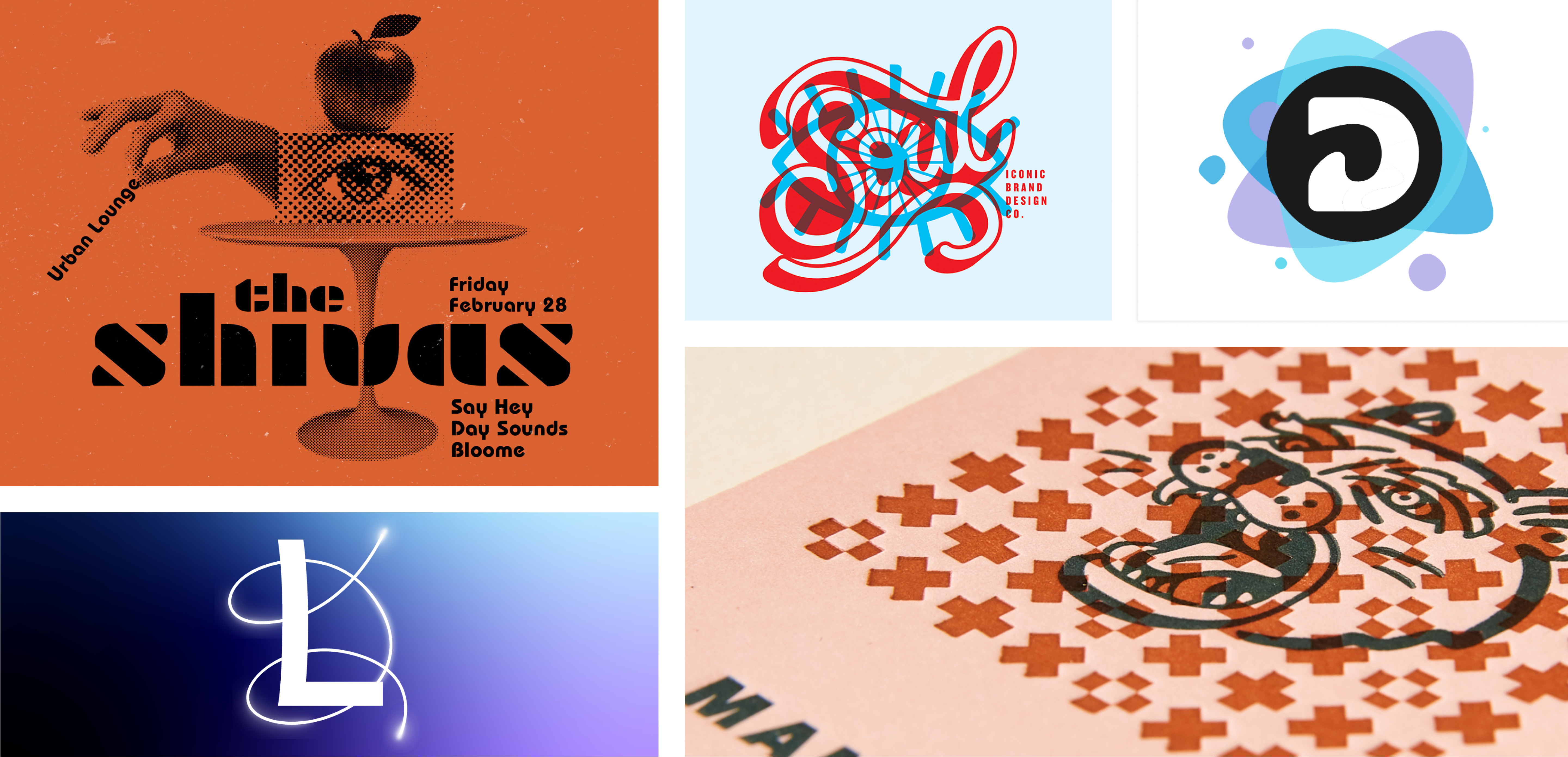 Logo trends 2022 layered