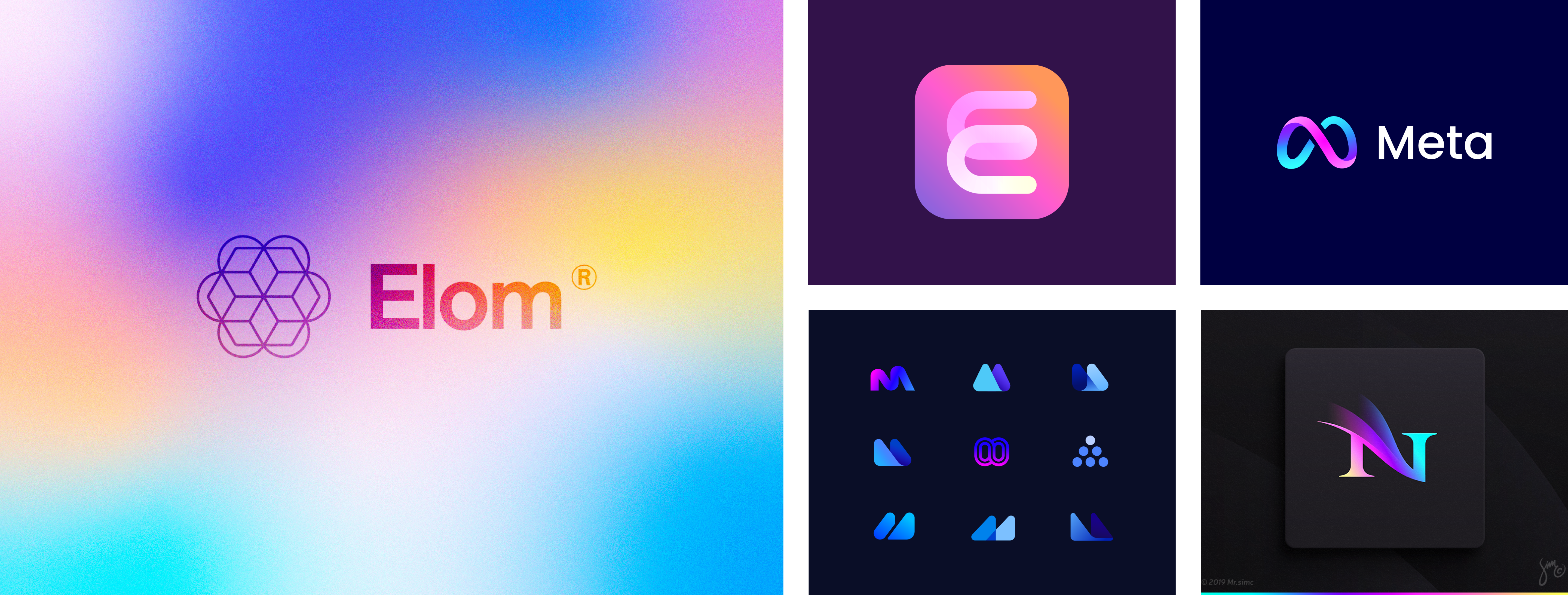 12 Gradients Logo trends 2022 gradients