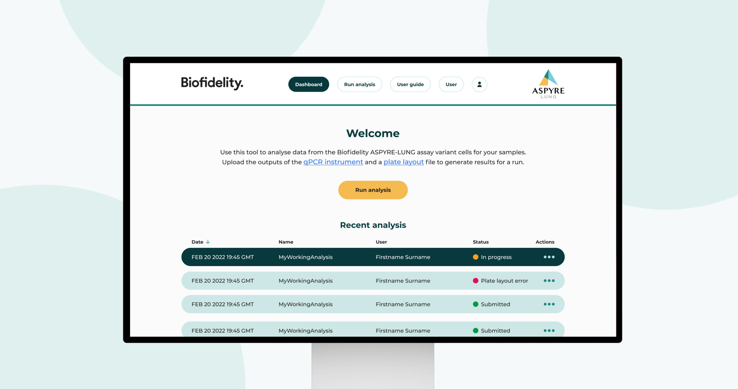 Biofidelity website screenshot