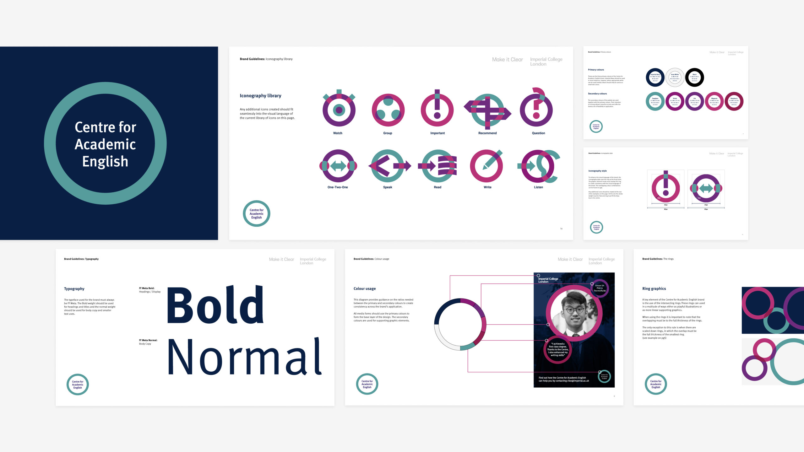 Visual identity refinement for Centre for Academic English