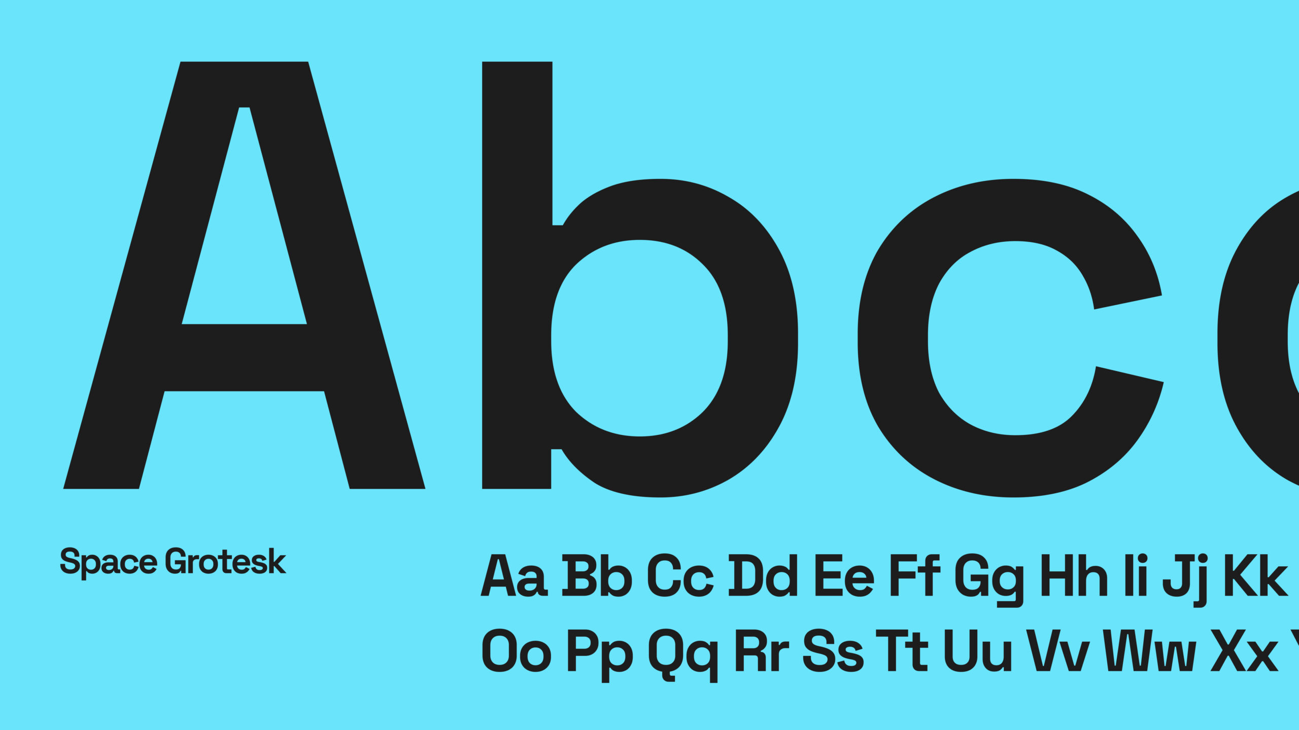 Example of a type face