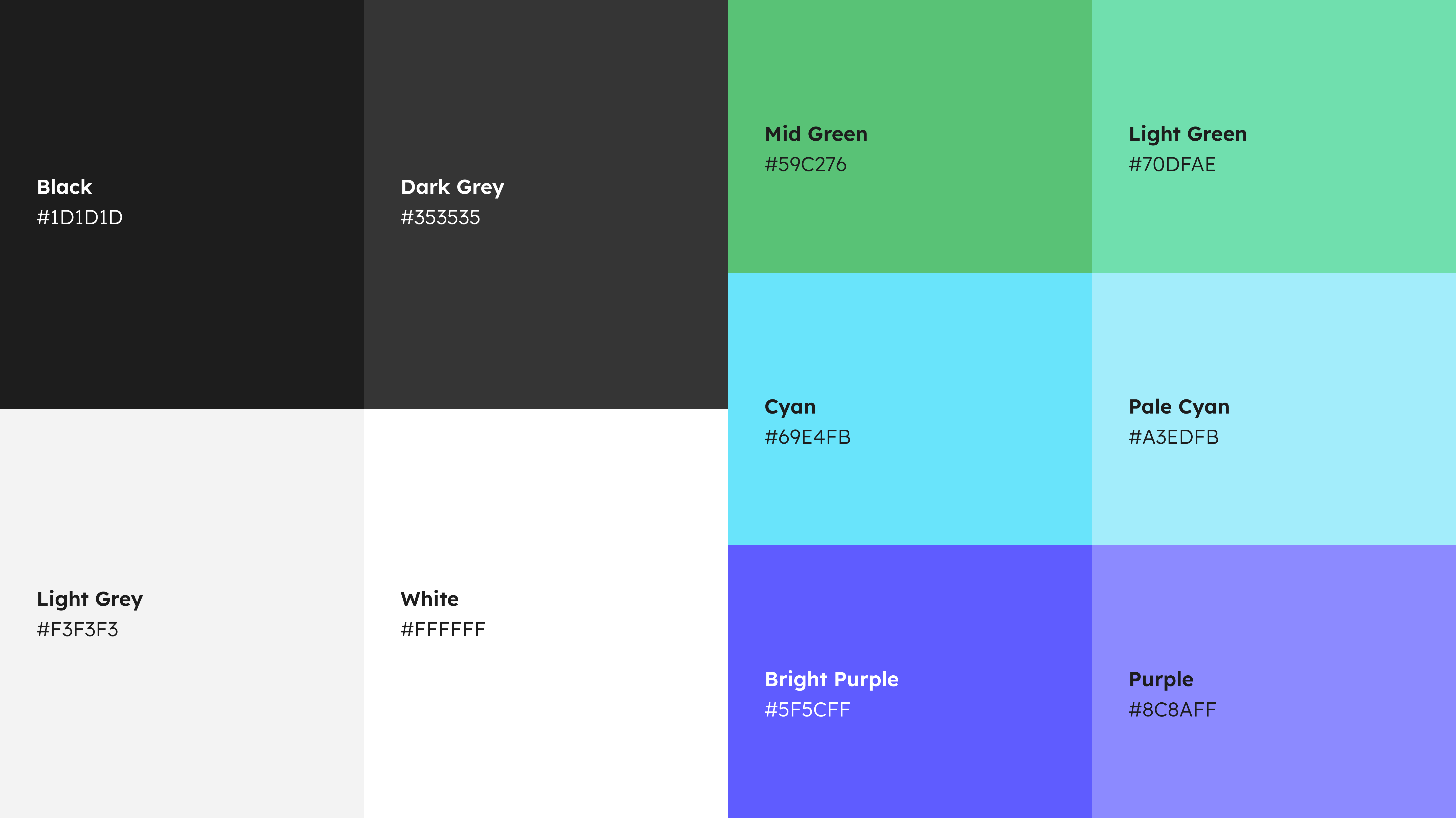 why-using-a-UI-style-guide-is-important-01 Colour palate showing colour descriptions and HEX codes.